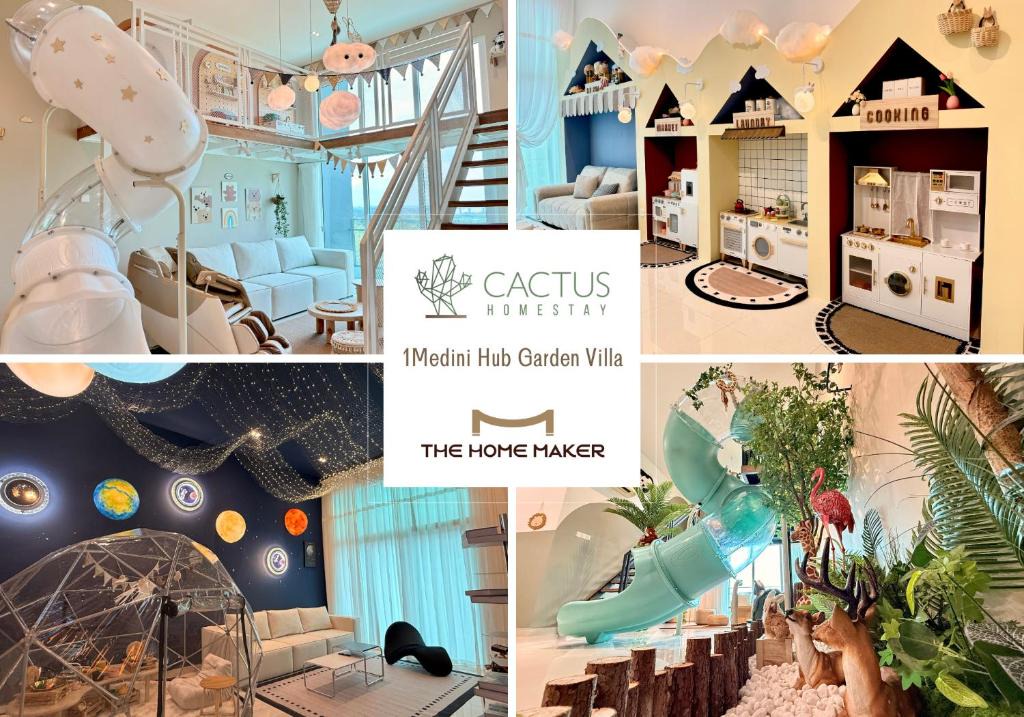Medini Apartment | 1Medini Hub Garden Villa by Cactus Homestay THM