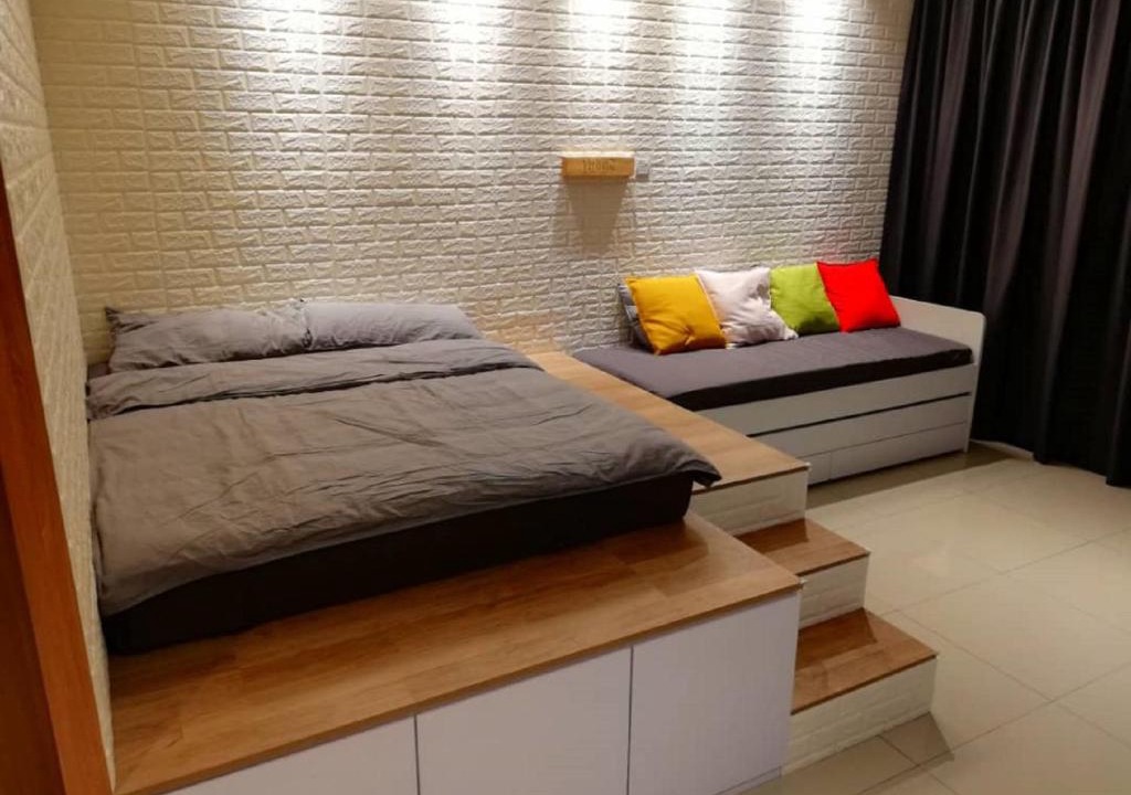 Taman Mount Austin Apartment | 93-Palazio Studio For 4pax Street City view