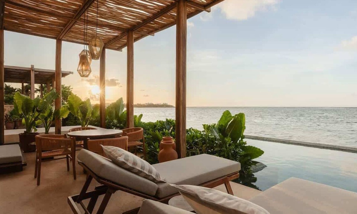 Ek Balam Village Condo | Bahia Sol Tankah Bay Ocean Front + Private Pool