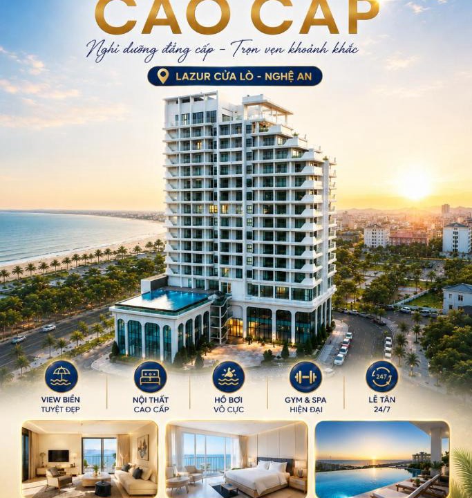 Cua Lo Hotel | Căn hộ nghỉ dưỡng cao cấp LAZUR Cửa lò