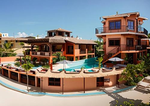 Emiliano Zapata Hotel | Casitas Las Palmas - Nacar - Mother of Pearl