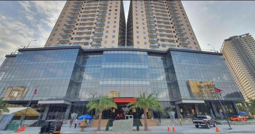 Tuol Kouk Apartment | Condo Studio Room on 12th floor, full furnished