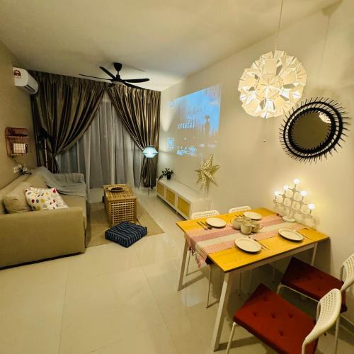 Gelang Patah Apartment | Cozy 2B1R 6pax Condo Forest City 3A-1602