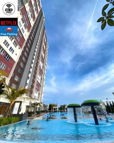 Bandar Baru Bangi Apartment | CupidWood Residensi Ostia Bangi with Pool free NEFLIX, Wifi, Parking