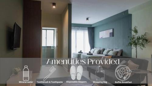 Seri Tanjung Pinang Apartment | Deluxe Seaview Suite Twin Bed by The Only Bnb
