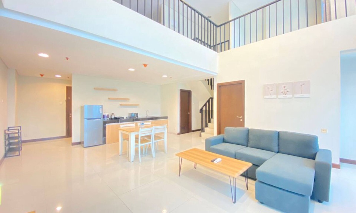 Braga Apartment | Fabulous 2Br Loft Apartment With Private Bathub At El Royale