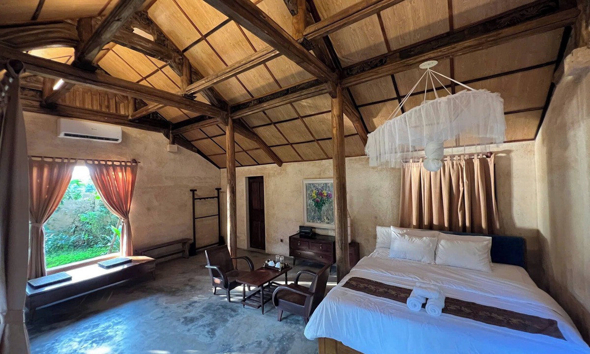 Hoa Hoi House | Happy House 1 - Private Bungalow with Pool & Garden View at HappyZen Farm
