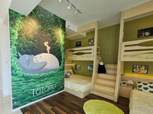 Ulu Kinta Apartment | Hayao Miyazaki in Da House @ Sunway Onsen Ipoh [6 pax duplex]