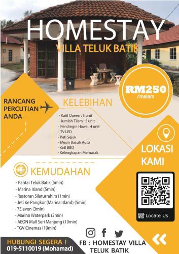 Lumut Villa | Homestay Villa Teluk Batik