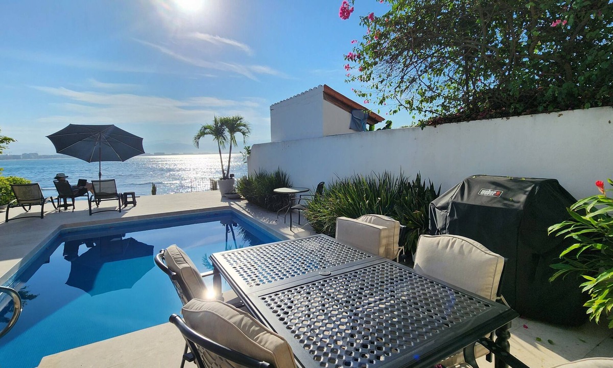La Cruz de Huanacaxtle House | Modern Oceanfront Townhome w/Private Pool, Panoramic Views & Direct Beach Access