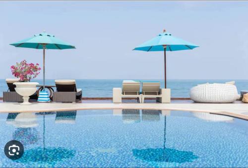 Khao Takiab Apartment | My resort ราคาโปรโมชั่นห้องโครงการแต่งมินิมอลตึกEนอน4ท่านสวนนำ้เดินไปทะเล
