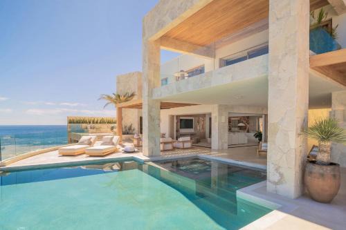 San Jose del Cabo Villa | NEW Stunning Villa, full staff, gym and has its own Private Swimmable Beach