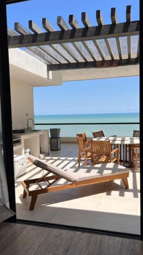 Tampico Apartment | Oceanfront Two-Story Penthouse in Velamar 3BR Sleeps 12 Private Terrace