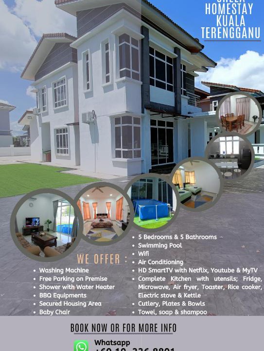 Kuala Terengganu House | Sheea Homestay Kuala Terengganu, Swimming Pool, 5 Bedrooms