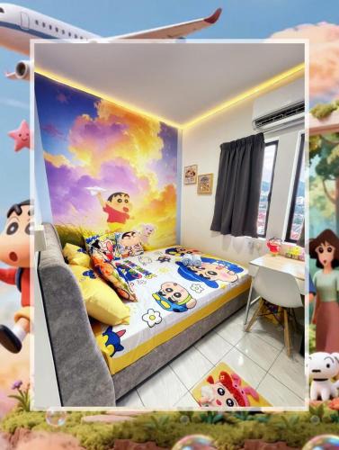 Taman Kolej Perdana Apartment | ShinChan-蜡笔小新 Fashion LED Studio Kampar I Ipoh 2px