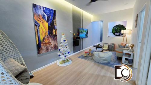 Taman Teratai House | Skudai Paradigm - Tmn U - UTM 3BR Cozy KTV Homestay