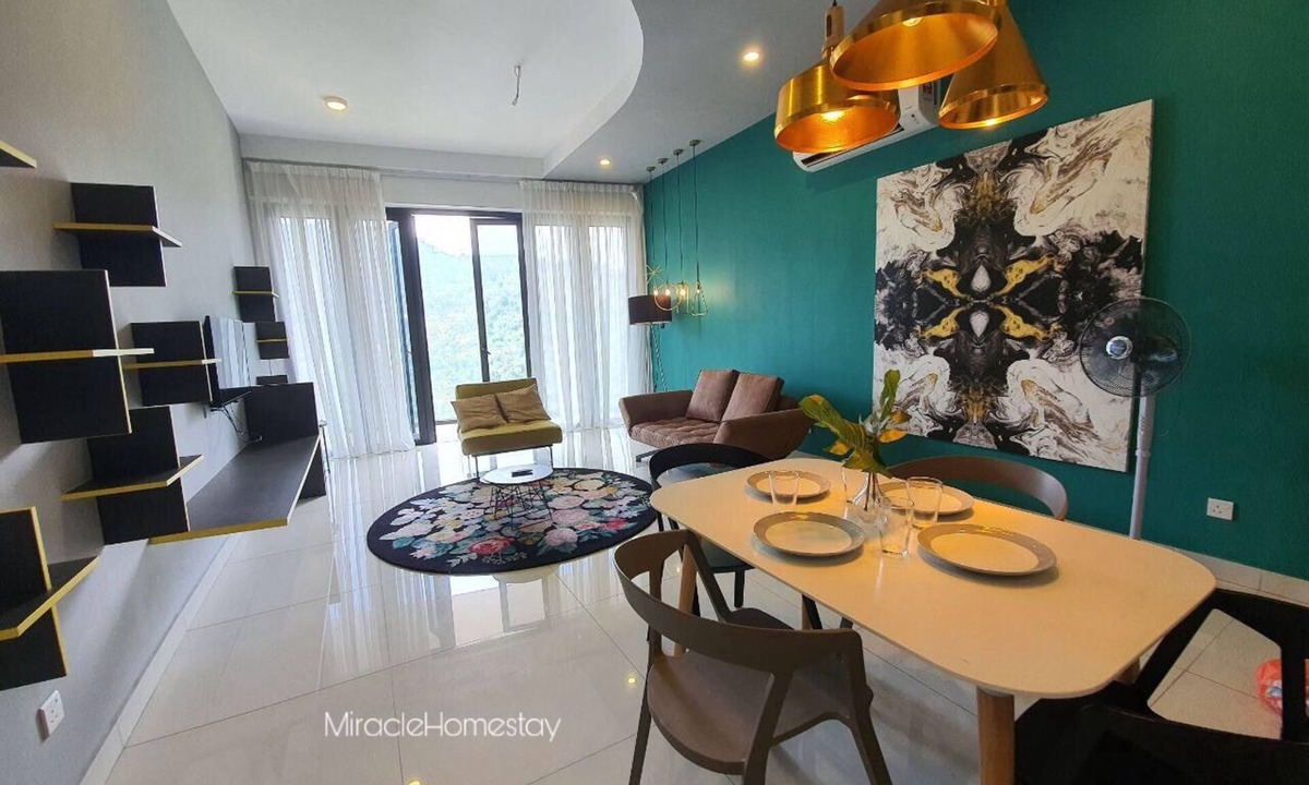 Sungai Ara Condo | ❤️ Solo*Couple Traveller| Stylized Bedroom01❤️