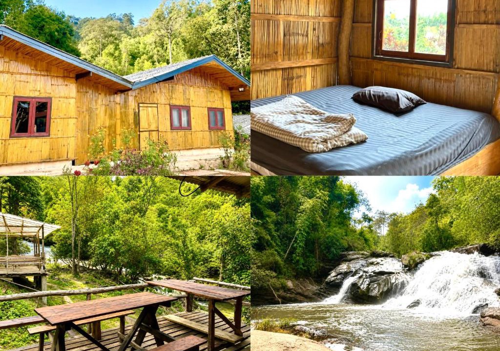 Mae Wang Cabin | Sunny Jungle Waterfall Retreat