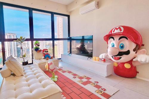 George Town Apartment | 【SuperMARIO】7+1pax Urban Suites - 5.4km to Komtar