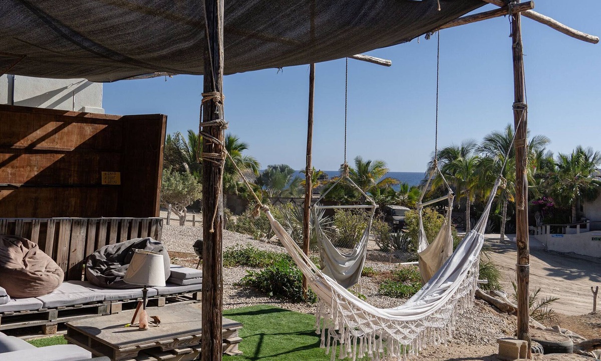 La Fortuna House | The Baja Station - Palapa in front of the surf break