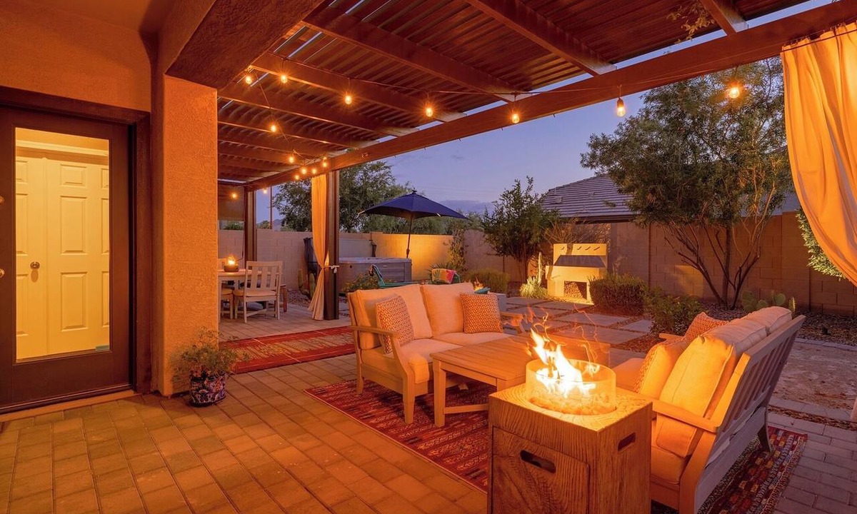 Gilbert House | Thoughtfully Curated Gilbert Home Hot Tub Office Backyard Oasis