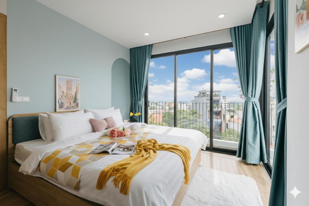 Nhat Tan Apartment | Urban Nomad Living 1BR City Apartment - Stay 24 hours - Flexible Check-in time