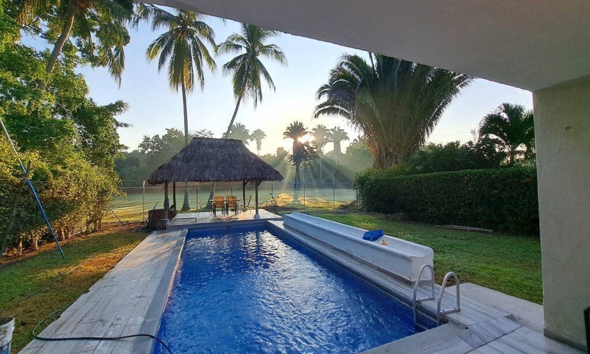 Manzanillo House | Vacation Home with Private Pool and Palapa | Ample Space for Relaxation