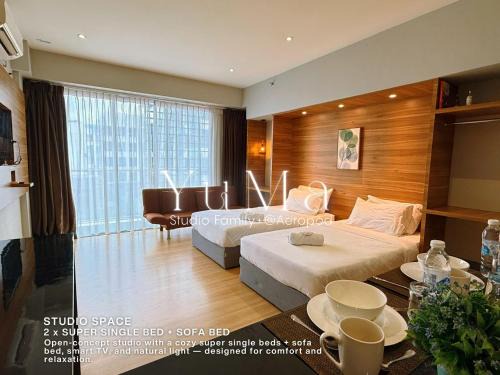 Tanjung Aru Apartment | Yuma Studio at Aeropod near Kota Kinabalu Airport & City