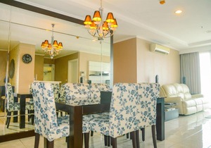3BR Penthouse at MOI Kelapa Gading Square Apartment By Travelio