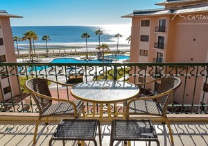Beachfront Upper Floor Luxury Condo - Sonoran Spa N404 1 BR 1 BA Next to the Pool, High Speed Wi-Fi in Puerto Peñasco