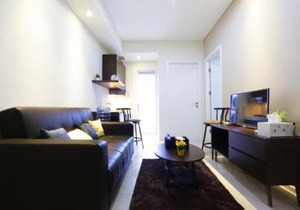 Clean and Cozy 2BR Apartment Parahyangan Residence By Travelio