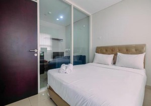 Elegant with Modern Design 1BR Apartment at Atlanta Residences By Travelio