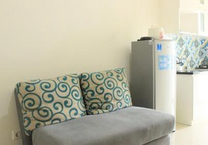 Modest 1BR Apartment at Parahyangan Residence By Travelio