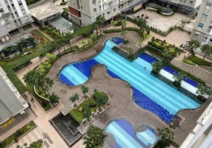 Scandinavian Homey Studio City View at Apt Green Bay Pluit Tower A