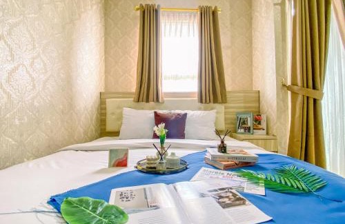 Pondokcina Apartment | Cozy and Elegant 1BR Apartment at Atlanta Residences By Travelio