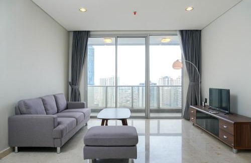 Karet Apartment | Relaxing 2BR at The Empyreal Condominium Epicentrum Apartment By Travelio