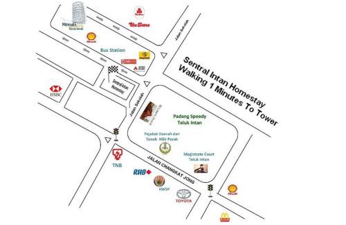 Durian Sebatang House | 1 MINUTES TO TOWER SENTRAL INTAN HOMESTAY 6 ROOMS