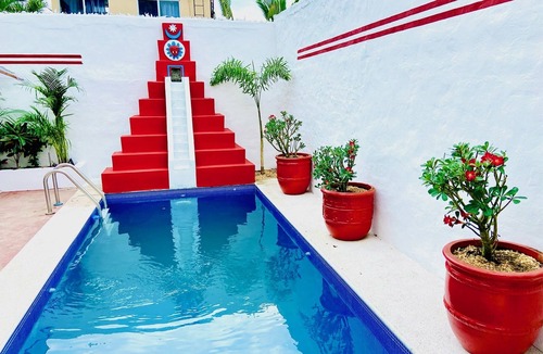 Barra de Navidad House | 2 bed, 2 bath house w/private pool, pyramid waterfall, short walk to beach.