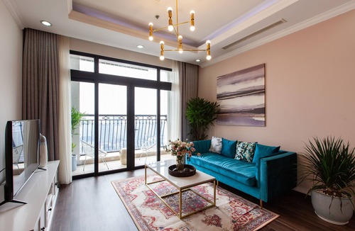 Thanh Xuan Apartment | 2-bedroom apartment with spacious city view, indoor&outdoor swimming pools