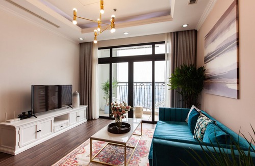 Thanh Xuan Apartment | 2-bedroom apartment with spacious city view, indoor&outdoor swimming pools