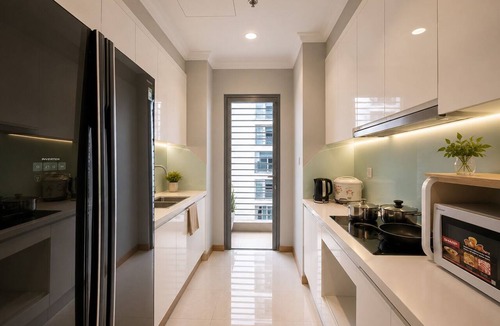 Hang Xanh Condo | 2-bedroom condo in beautiful Thành phố Hồ Chí Minh with AC