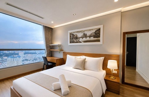 Hang Xanh Condo | 2-bedroom condo in beautiful Thành phố Hồ Chí Minh with AC