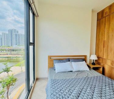 District 9 Apartment | 2 phòng ngủ Solari nhìn công viên liền kề Vincom Mega Mall