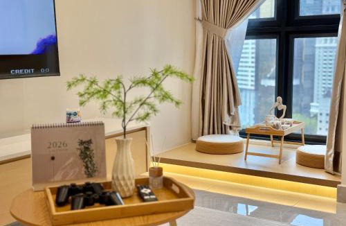 Imbi Apartment | 2min walk to TRX,KLCC view Gaming 2pax swimming pool