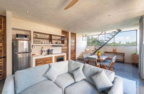 Tulum Apartment | 3-Bed Panoramic Penthouse Private Rooftop Pool Terrace Jetted Dip Pool