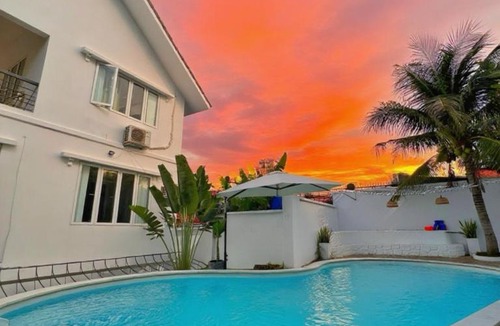 Vung Tau Villa | 5 Bedroom Villa in Vung Tau- Biệt thự 5 phòng Bãi sau- The Black & White Garden Villa
