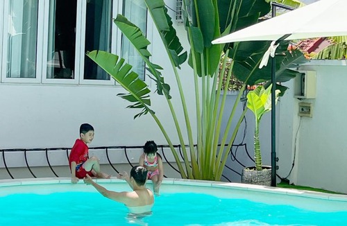 Vung Tau Villa | 5 Bedroom Villa in Vung Tau- Biệt thự 5 phòng Bãi sau- The Black & White Garden Villa