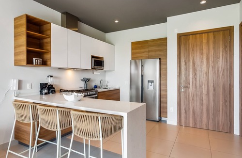 Nuevo Vallarta Apartment | 5th-floor apt Near the Ocean With Infinity Rooftop Pool, Balcony, Washer/dryer