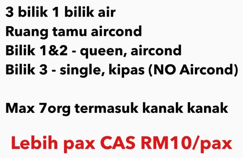 Tanjung Karang House | AISY HOMESTAY - Rumah 2 atau 3