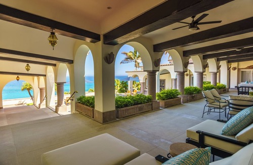 San Jose del Cabo Villa | Amazing Hacienda-style Ocean Front Villa w/private beach palapa.